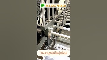Long round pipe flat head inside and outside Angle chamfering machine