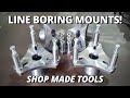 Making bearing mounts for the line borer  shop made tools