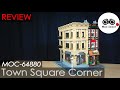 Geschäftige Ecke! - MOC-64880 [Review] - &quot;Town Square Corner&quot; (2021)