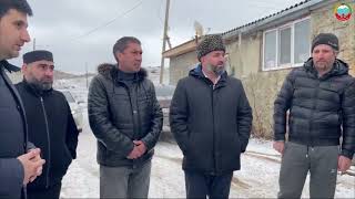 И.о. Глава Буйнакского района Уллубий Ханмурзаев посетил семью в селении Халимбекаул