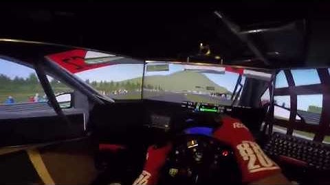 Rcade onboard Knockhill training race