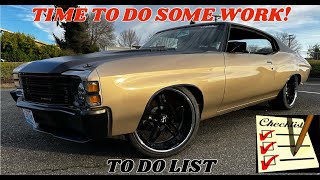 BIG… TO DO LIST!!! | 1971 CHEVELLE MALIBU | RESTOMOD by MrGriffin23 753 views 4 months ago 23 minutes