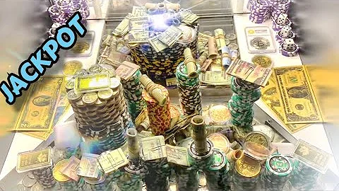 HIGH LIMIT COIN PUSHER $50,000 BUY IN! BROKE MY RECORD AND WON OVER $100,000 PROFIT! (JACKPOT)
