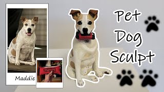 Sculpting a Custom Polymer Clay Pet Dog: Maddie the Pit Mix and her Toy