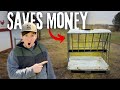 Easy DIY Hay Feeder to Stop Wasting Hay!