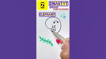 CUTE 🐘 Elephant Drawing😉 || How To Draw BABY 🐘Elephant EASY Step ✅#art #elephant #drawing #shorts