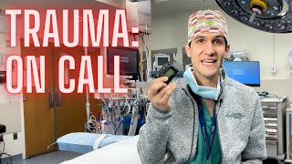 Anesthesiologist on 24-hour trauma call (busy level 1 trauma hospital)