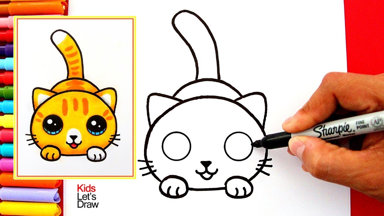 ᐈ Dibujos de GATOS 【+VIDEO】 los Felinos al poder ᶘᵒᴥᵒᶅ