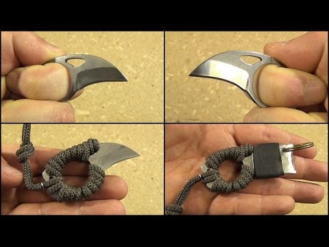 Budget Neck Knife, Steel Finger Bear Claw