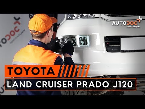 Kā nomainīt TOYOTA LAND CRUISER PRADO J120 miglas lukturus PAMĀCĪBA | AUTODOC