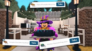 COOKING ALL THE BLOXBURG NEW FOODS TO STOCK... and how they can improve cooking