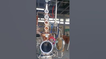 tháp chưng cất rượu đa tầng 120 lít #noichungcattinhdau #noinauruoubangdien#thapchungcatruou