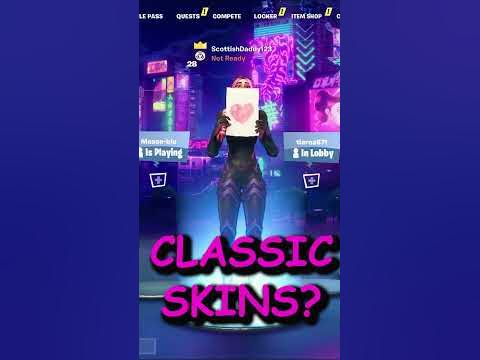 Classic Fortnite Skins? - YouTube