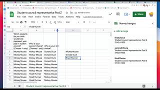 spreadsheet   weighted voting