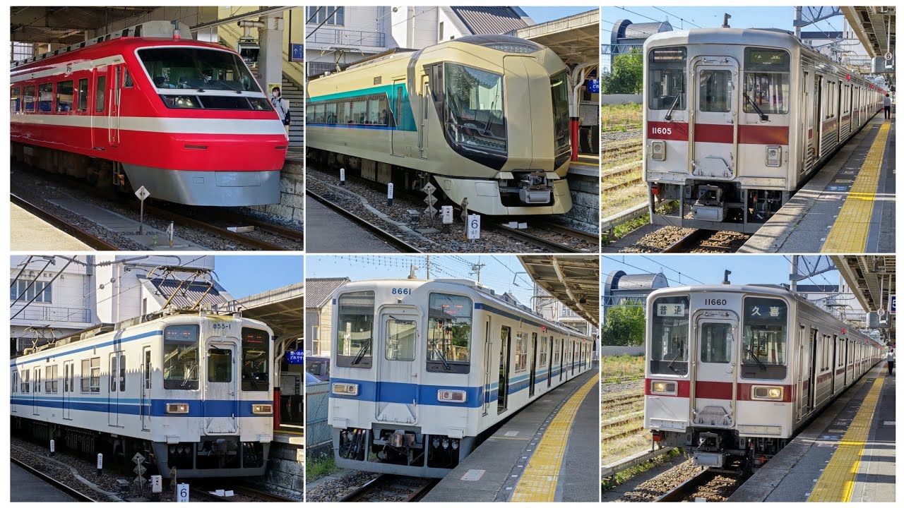 発車シーン集】東武伊勢崎線/佐野線/小泉線 館林駅/佐野駅 8000