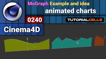 0240. MoGraph Examples ( animated charts ) in cinema 4d