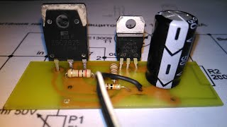 Для начинающих. Блок питания на LM317  и транзисторе из БП компьютера с защитой от  КЗ..