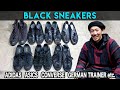 【ブラックスニーカーの魅力、ブラックスニーカーばかり履く理由とは?】adidas、asics、converse、GERMAN TRAINER etc.
