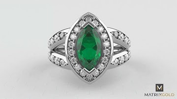 Halo Ring - MatrixGold