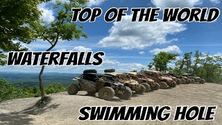 Royal Blue Sundquist Trails | Top of the World | Waterfalls | Swimming Hole | Can Am X3  Polaris RZR