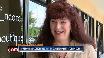 Merchandise gone as consignment store unexpectedly closes