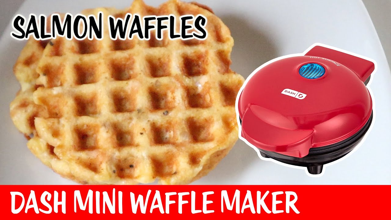 Dash Mini Waffle Maker - 350 W - Red