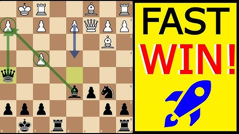 French Defense: UNEXPECTED MATE on Move 19! (King in a Trap! 😱)