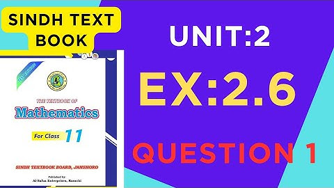 Exercise 2.6 Q1 | Homogeneous System of Linear Equations | Non-Trivial Solution | Class 11 Maths