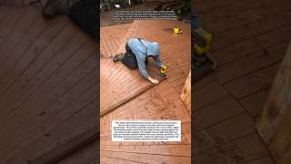Curved Deck Cutting Technique for a Perfect Finish #work #knowledge #shorts
