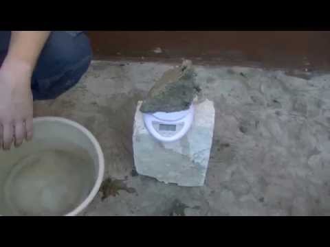 Колхозное испытание ГАЗО и ПЕНОБЛОКА на влагопоглощение.№2