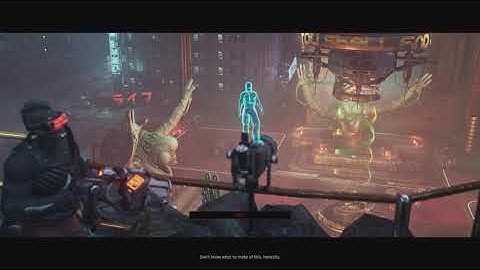 The Ascent - Silicon Optics Side Mission: Install VR Camera In Gratitude & Call Harlan Xbox Series X