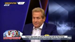 UNDISPUTED - Skip and Shannon Shocked Kawhi chose Clippers over LeBron&#39;s Lakers?