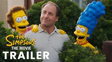 THE SIMPSONS 2025 - Movie Trailer - Adam Sandler, Courteney Cox - Disney+ Live Action Concept