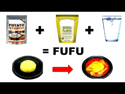 Let's Cook Fufu with only 3 ingredients that everyone has at home 😋