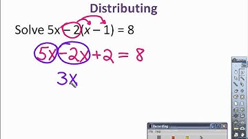 3.2 Solving Equations Using the Distributive Property and Combining Like Terms.avi