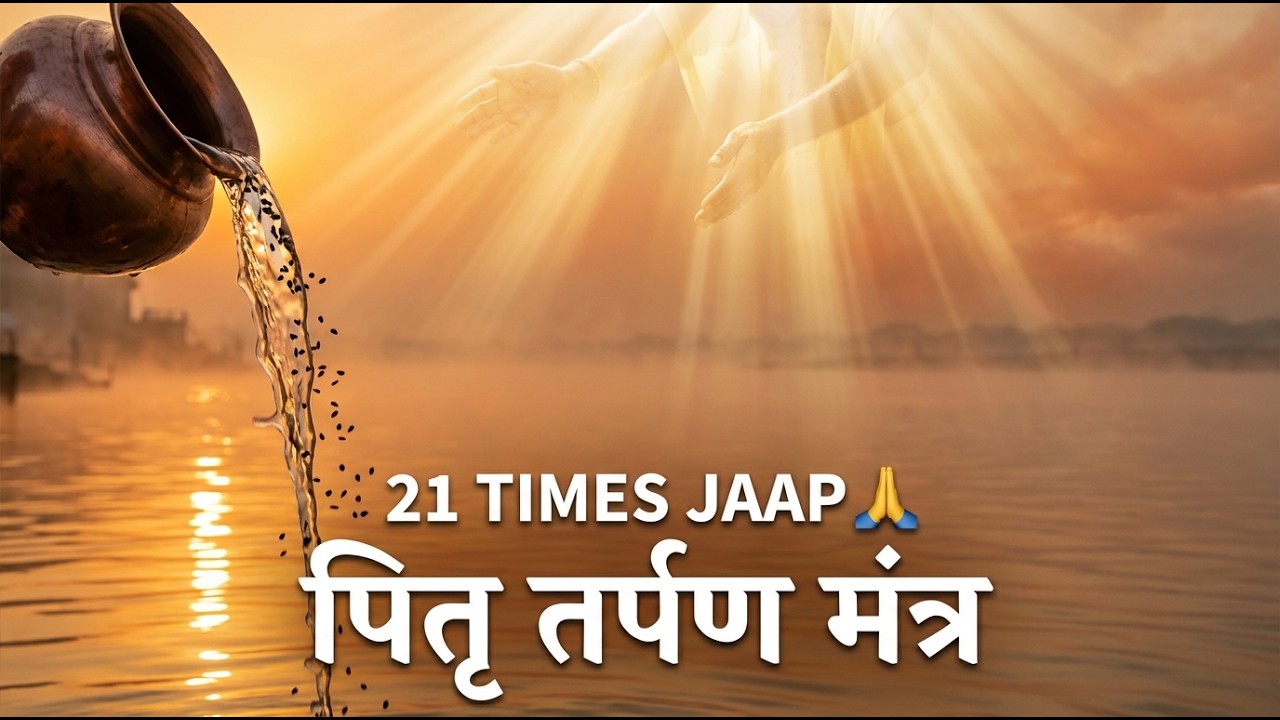 Pitru Paksha 2026 Special 🙏 21 Times Pitru Tarpan Mantra Jaap | Pitra Shanti Mantra