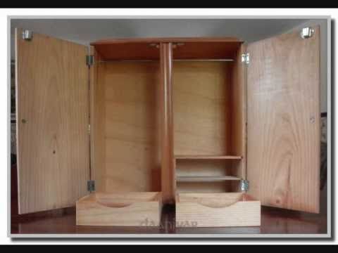 Armario de madera de cerezo maciza,para nancy de famosa youtube Roperos para barbie