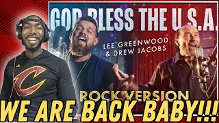 The Lee Greenwood U0026 Drew Jacobs  God Bless The Usa rock Version Reaction