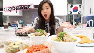 COOK WITH ME!! Easy Korean Recipes 🇰🇷