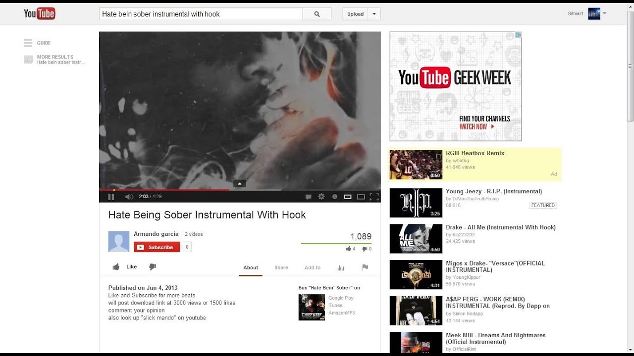 Hate Bein Sober Remix - YouTube