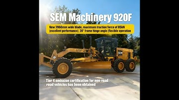 SEM 920F Motor Grader