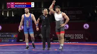 20 GR 97kg QL • Magomed MURTAZALIEV (AIN) - Roman BALCHIVSCHII (MDA)