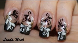 nail flower swirls tutorials result