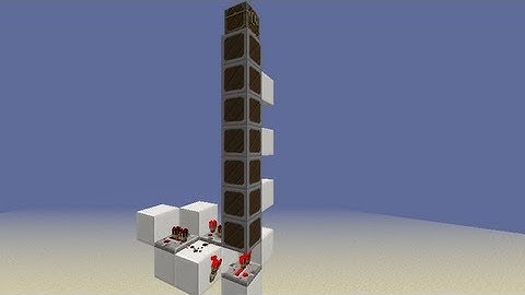 【MINECRAFT 1.5】Compact Item Elevator Tutorial