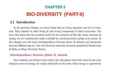 Biodiversity Part -2|Chapter 2|Environmental studies|12th Class #pseb #ncert #cbse