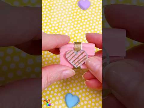 Paper diy | バレンタイン プレゼント アイデア | VALENTINE GIFTS Idea 💗 手作り工作 asmr #shorts