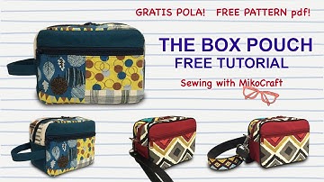 The Box Pouch Tutorial - DIY Tas Kotak Serbaguna