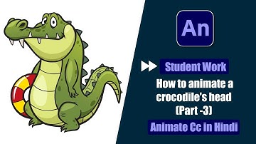 Fast Forward Tutorial Of Student Work | How to animate crocodile