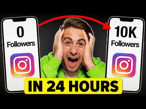 Do This to Gain 10K Followers on Instagram in 24 Hours or Less (New Algorithm Update)