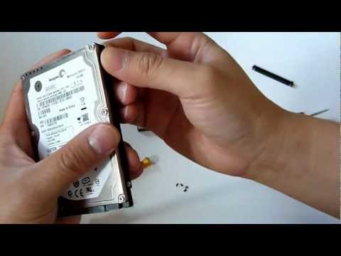 How-to install HDD or SSD in a HDD Caddy